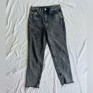 H&M Black Acid Wash Jeans